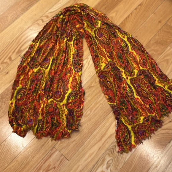 Vintage Lucky Brand gauze boho scarf - Picture 3 of 3